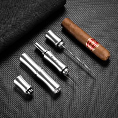 Portable Multi Cigar Draw Enhancer Tool Cigar Punch Cutter