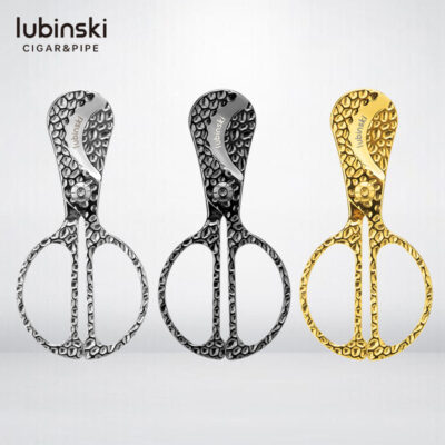 Premium Meteor Crater Handle Cigar Scissors Cutter