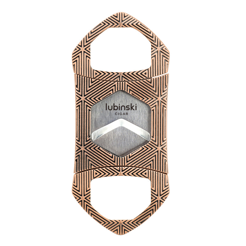 Multi-Function Rhombic Stainless Steel Scissors Cigar Cutter - Image 5