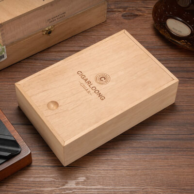 Portable Travel Cedar Wood Cigar Humidor Box Case