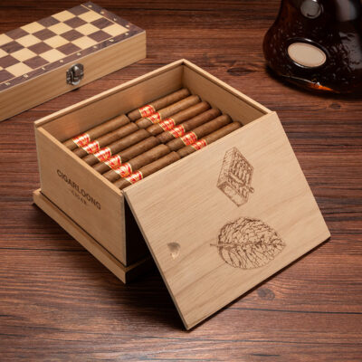 Exclusive Large Portable Cigar Humidor Box Case