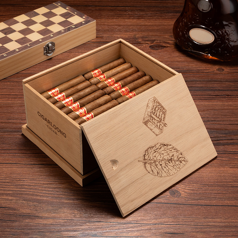 Exclusive Large Portable Cigar Humidor Box Case