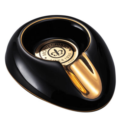 Classic Large Capacity Ceramics Single Slot Cigar Ashtray