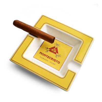 Ceramics Two Slot Large Capacity Cigar Ashtray