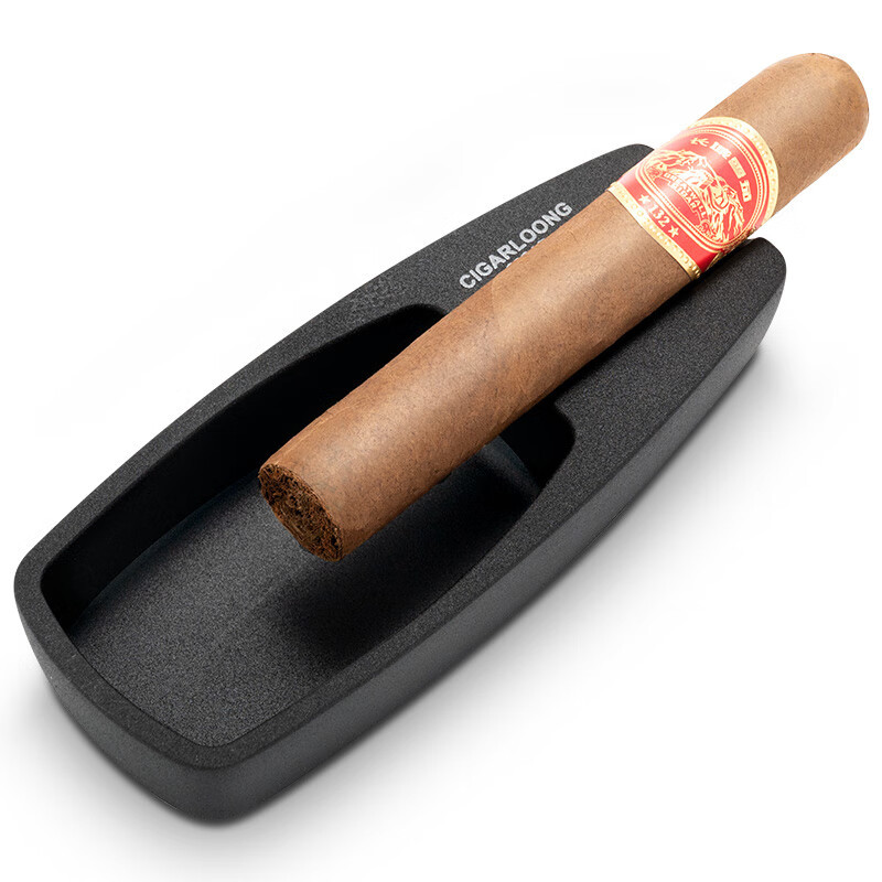 Classic Zinc Alloy Single Slot Cigar Ashtray