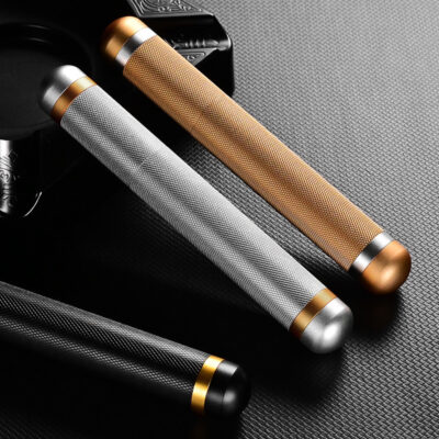 Aluminum Alloy Single Cigar Tube Humidor Jar Case