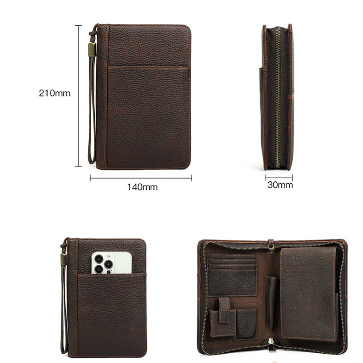 Travel Leather Cigar Humidor Case Pouch Storage Bag - Image 14