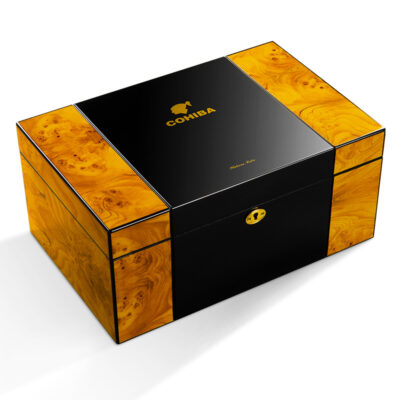 Cohiba Vintage Lacquer Cigar Double Layer Humidor Box Case