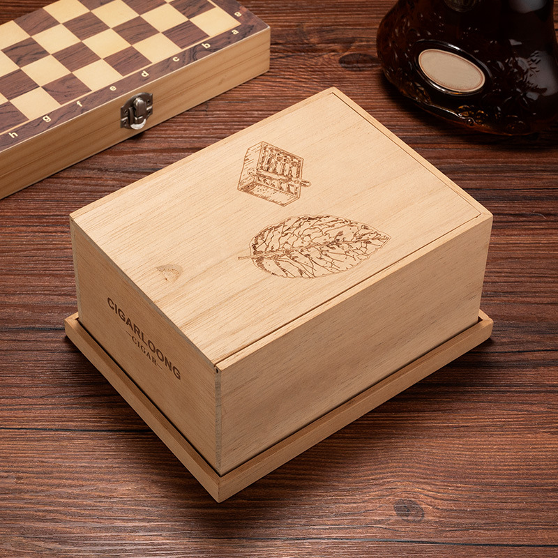 Exclusive Large Portable Cigar Humidor Box Case - Image 2