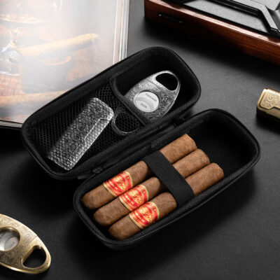 Portable Travel Storage Bag Pouch For Cigar Humidor Case