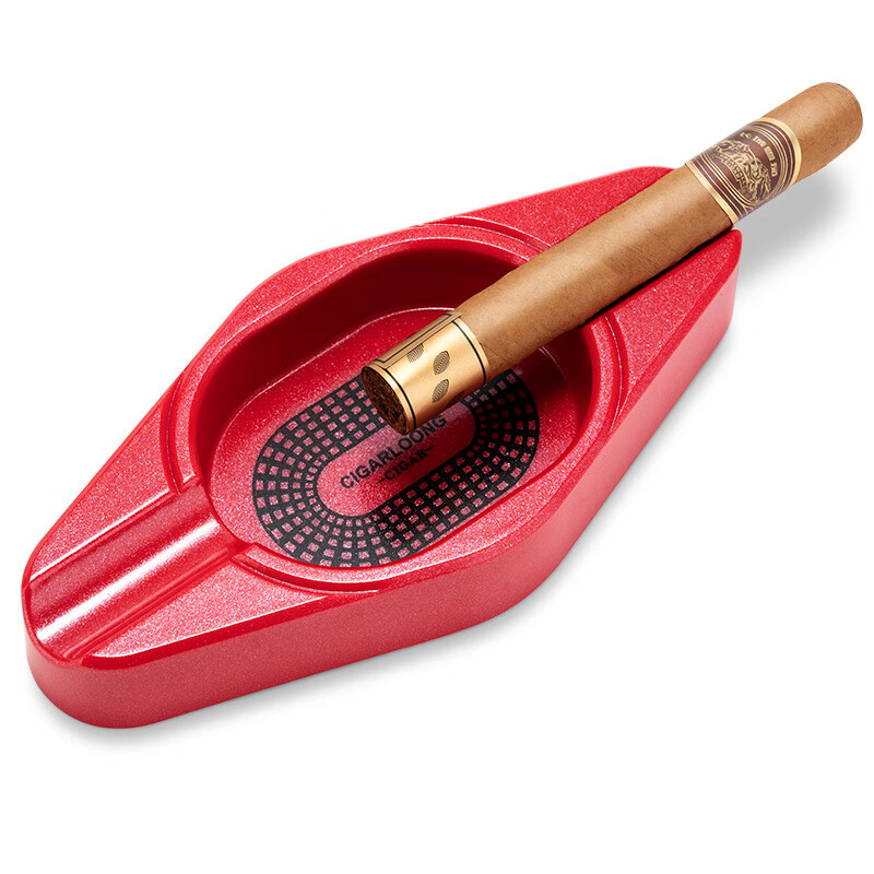 Luxury Resin Two Slot Cigar Painted Ashtray - Image 4