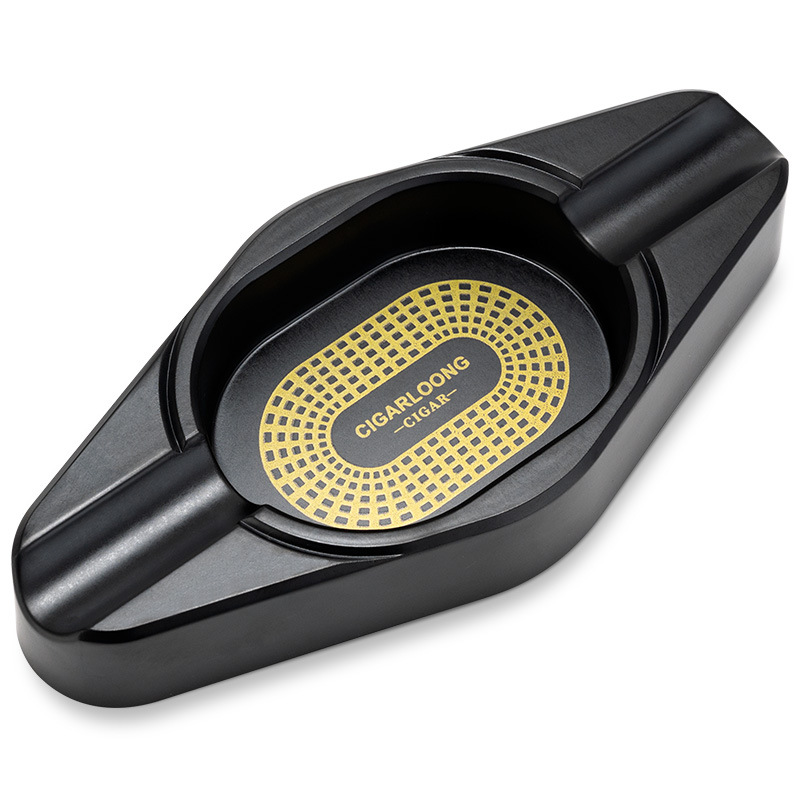 Luxury Resin Two Slot Cigar Painted Ashtray - Image 5