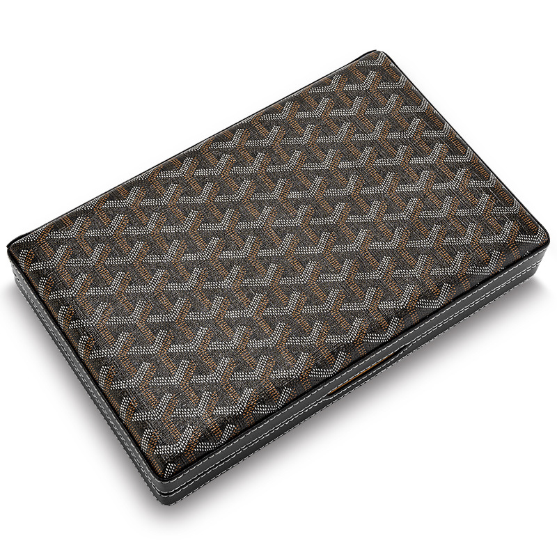 Portable Travel Leather Jacket Cigar Humidor Box Case - Image 5