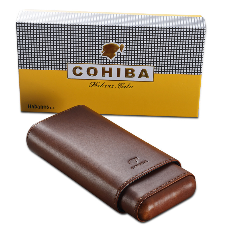 Cohiba Cedar Wood Adjustable Cigar Case For 3 Cigars - Image 5