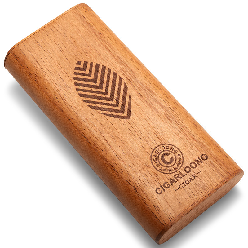 Travel Slide Type Cedar Wood Adjustable Cigar Holders Case - Image 5