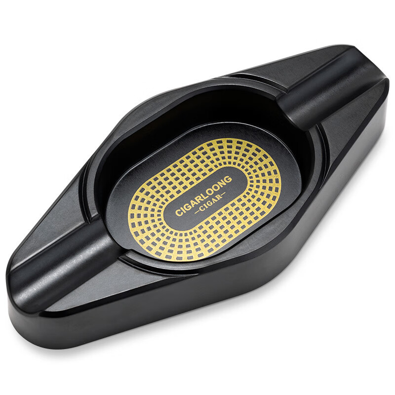 Luxury Resin Two Slot Cigar Painted Ashtray - Image 6