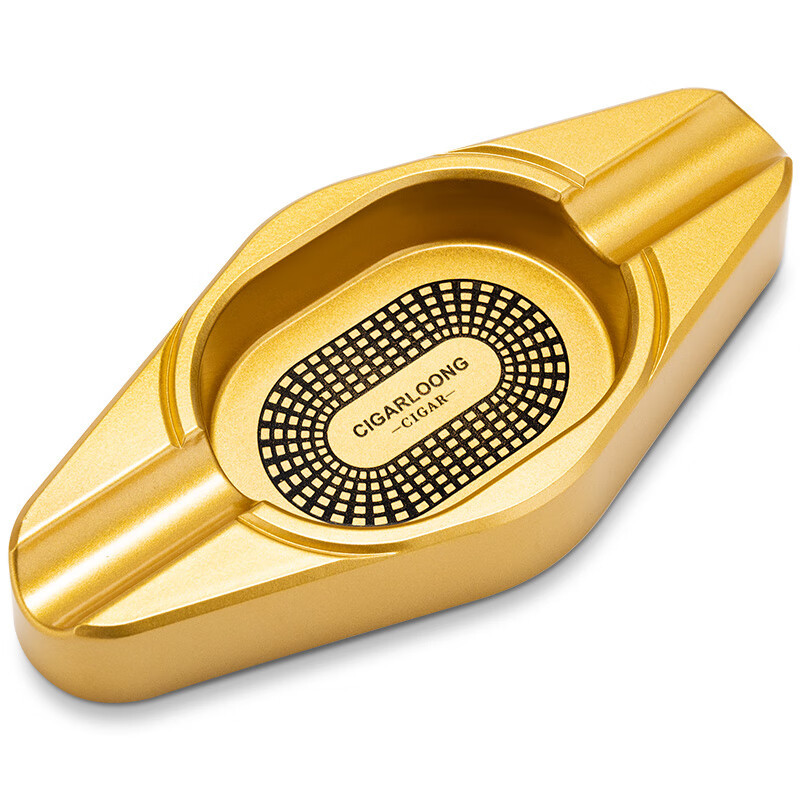 Luxury Resin Two Slot Cigar Painted Ashtray - Image 8