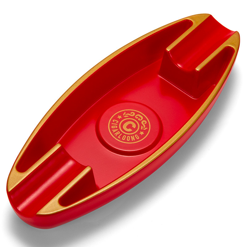 Luxury Travel Two Slot Cigar Painted Ashtray - Image 8