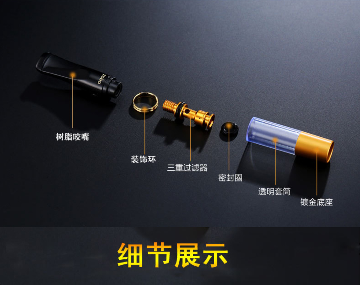 ZOBO Recyclable Multi-Filtering Washable Cigarette Filter Holder - Image 10