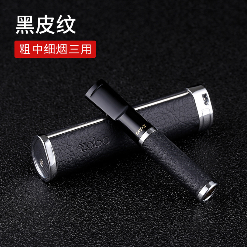 ZOBO Recyclable Multi-Filtering Leather Jacket Cigarette Filter Holder - Image 5