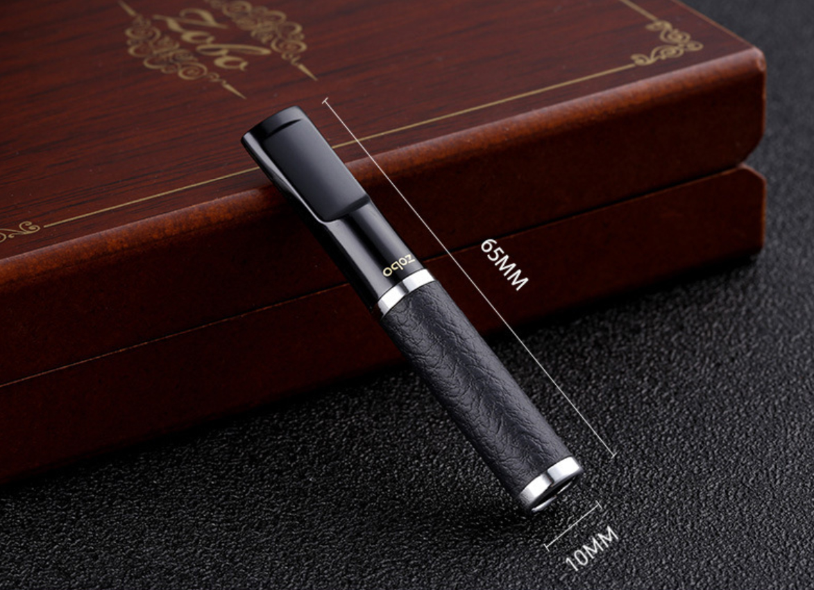 ZOBO Recyclable Multi-Filtering Leather Jacket Cigarette Filter Holder - Image 9