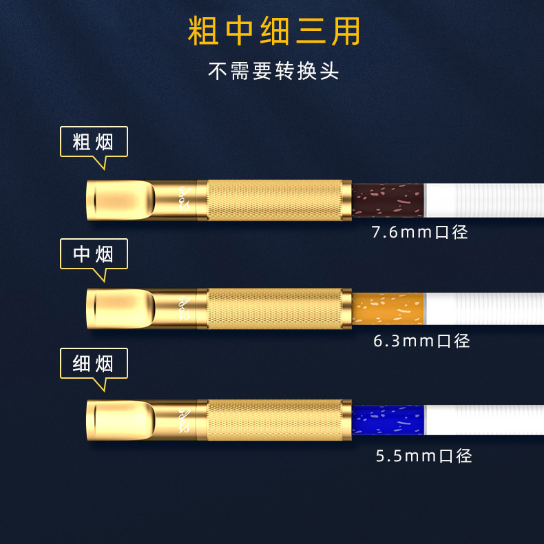 ZOBO Recyclable Multi-Filtering Washable Cigarette Filter Holder - Image 2