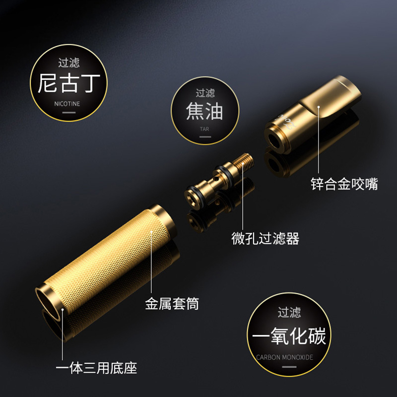 ZOBO Recyclable Multi-Filtering Washable Cigarette Filter Holder - Image 4